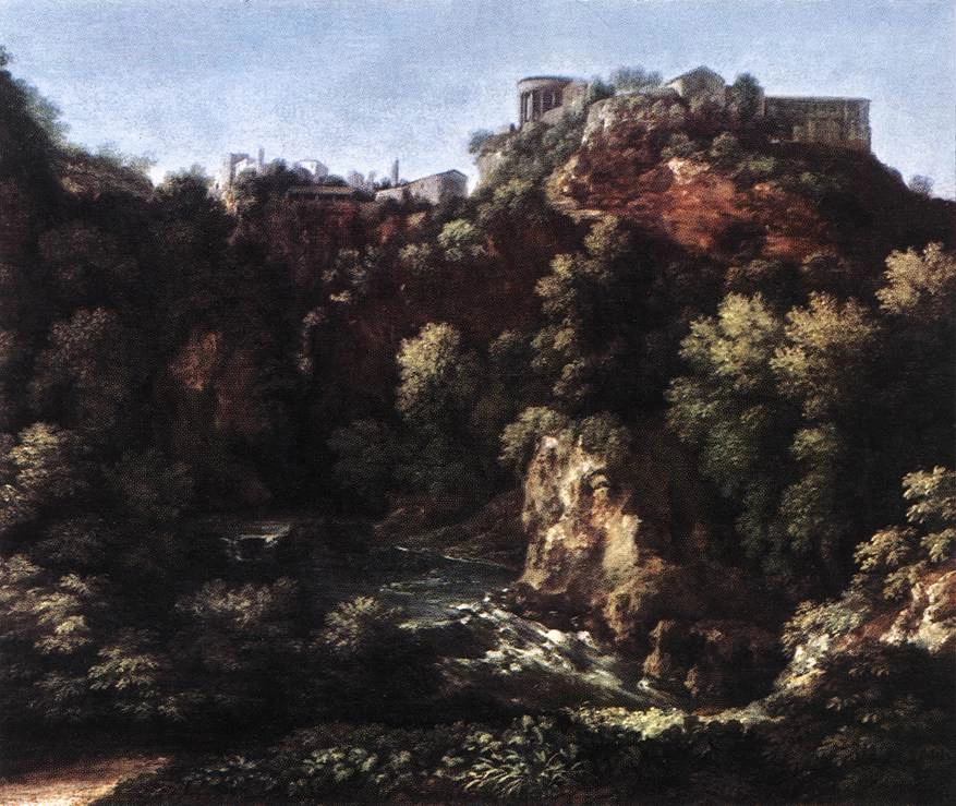 Veduta di Tivoli - Collezione Molinari Pradelli, Bologna